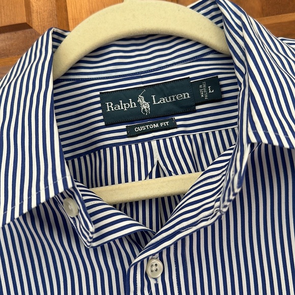 Ralph Lauren Polo Custom Fit Button-Up size L - Picture 2 of 3